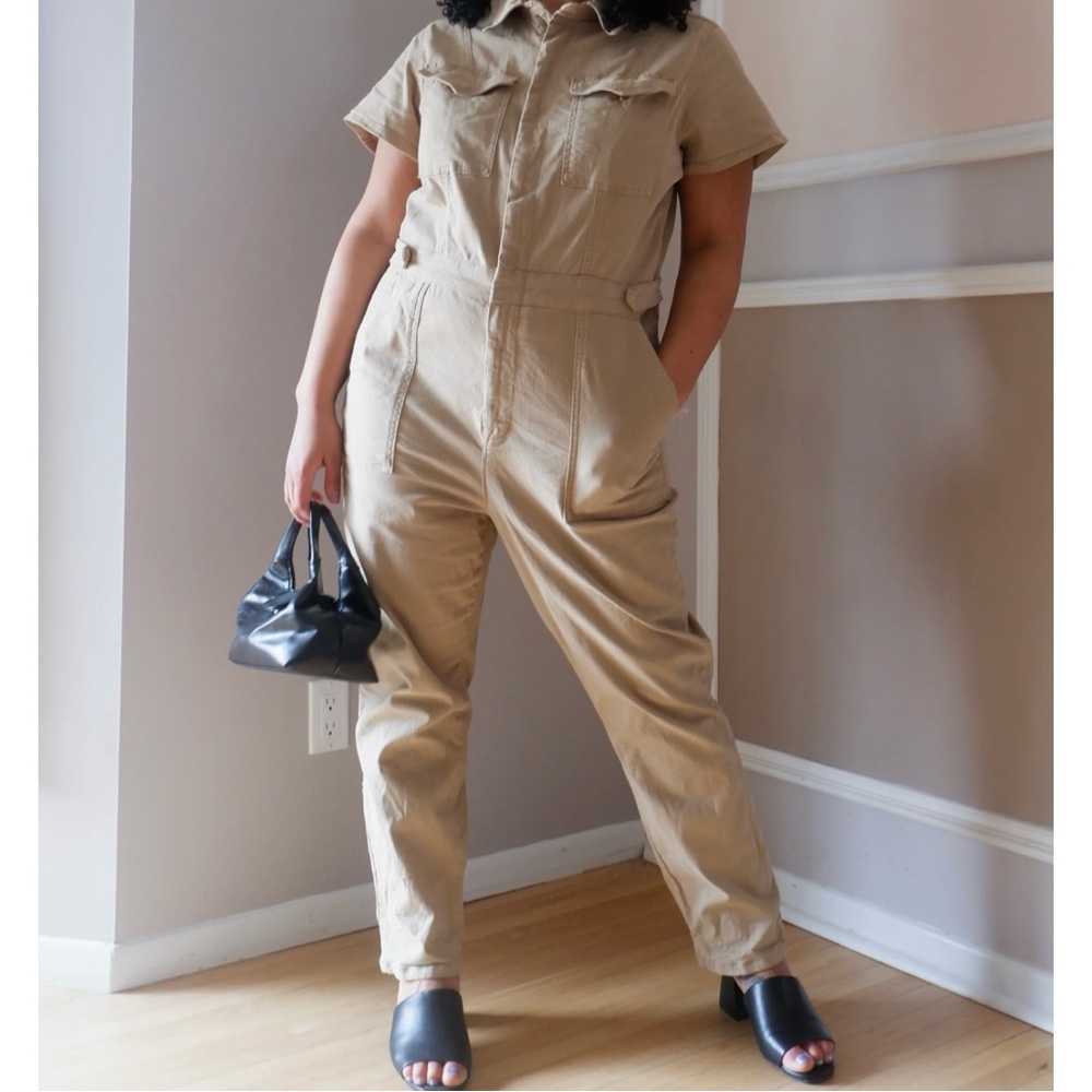 SOLD | Good American Khaki Fit for Success Boilersuit